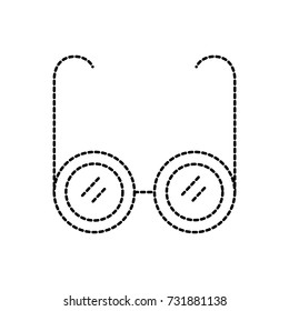 glasses medical optic frame lens icon