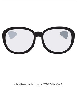 Glasses mountain equipment vector illustration