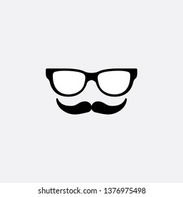 Mustache Glasses Vector Icon Stock Vector (Royalty Free) 520910290