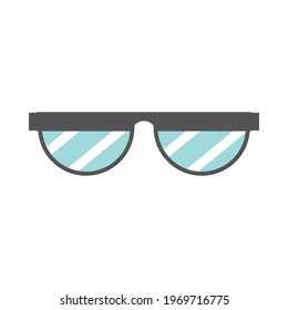 glasses optical accessory isolated icon