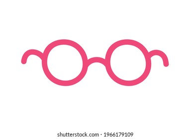 glasses optical accessory isolated style