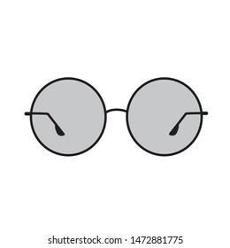 glasses. optics and magnifying glasses vector illustration