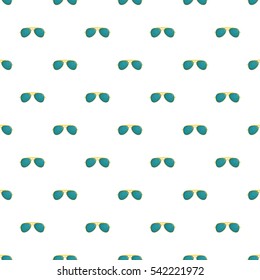 Glasses pattern. Cartoon illustration of glasses vector pattern for web