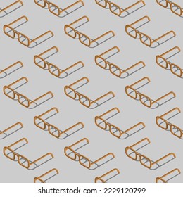 Glasses pattern seamless. spectacles background. Baby fabric texture