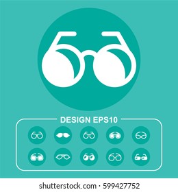 Glasses pictograph