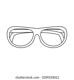 glasses round frame icon image 
