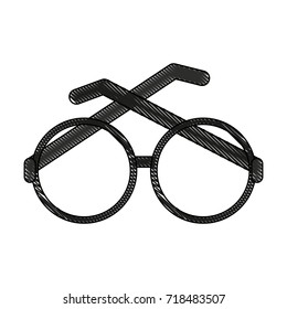 glasses round frame icon image