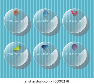Glasses Rounded Info Graphic and Form