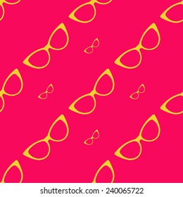 glasses seamless pattern