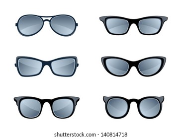 Glasses Set Stock Vector (Royalty Free) 140814718 | Shutterstock