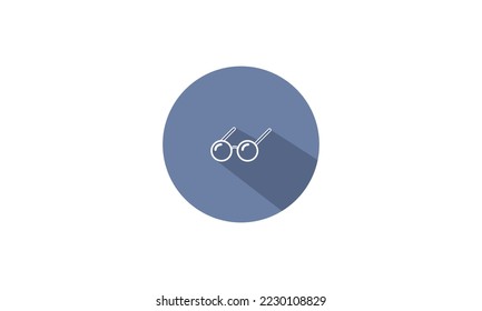 Ilustración de la plantilla de diseño de iconos de signo de vidrio