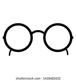 Glasses Signs Symbols Icon Vector