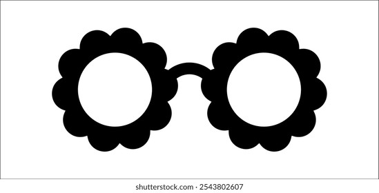 Glasses silhouette frame, Glasses icon, Fashion glasses, Sunglasses sticker