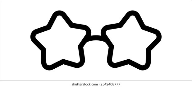 Glasses silhouette star frame, Glasses icon, Fashion glasses, Sunglasses sticker