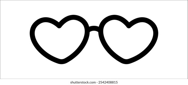 Glasses silhouette star heart frame, Glasses icon, Fashion glasses, Sunglasses sticker