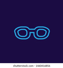 glasses simple icon illustration vector design