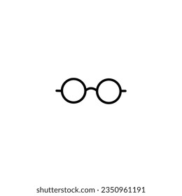 Glasses Simple line icon. Stroke pictogram. Isolated vector illustration on a white background. Premium quality symbol. Vector sign for mobile applications and websites.