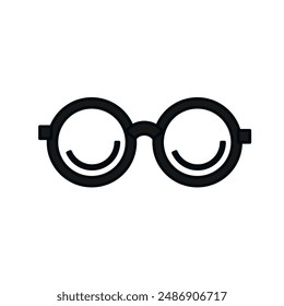 Brille - Symbol für einfache Vektorgrafik	