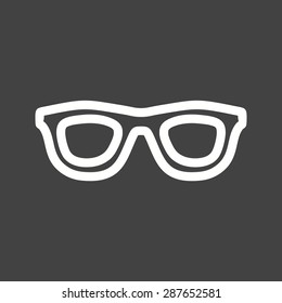 Glasses, spectacles, googles icon vector image. Can also be used for healthcare and medical. Suitable for mobile apps, web apps and print media.