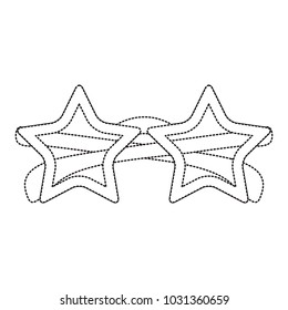 glasses with stars shape