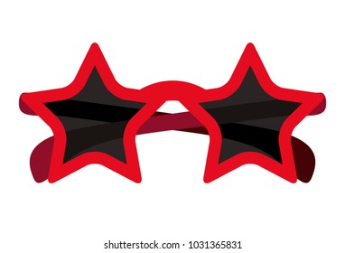 glasses with stars shape
