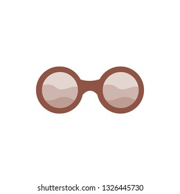 Glasses style vector icon