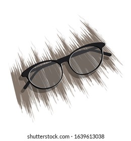 Glasses. Stylish accessory. Vector illustration
