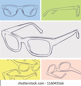 glasses suitable for cleaning cloth design