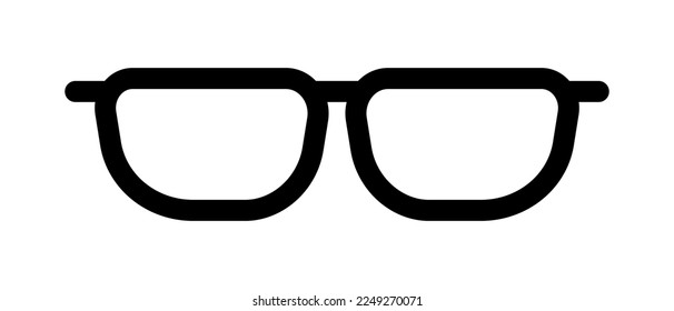 Glasses and sunglasses. Accessories. Vectors.
