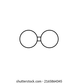 Gafas, gafas de sol, anteojos, anteojos, gafas de línea delgada de la plantilla del logotipo de Ilustración del vector de iconos. Idóneo Para Muchos Fines.