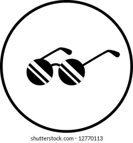 glasses or sunglasses symbol