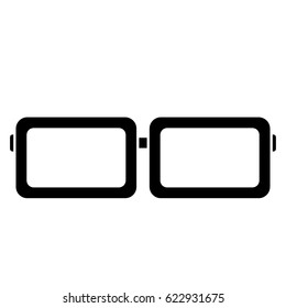 Glasses and sunglasses vector
