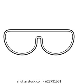 Glasses and sunglasses vector
