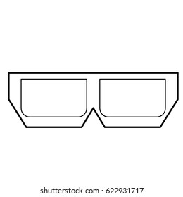 Glasses and sunglasses vector
