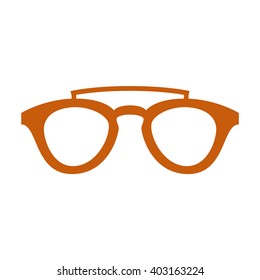 Glasses and sunglasses. Vector illustration.