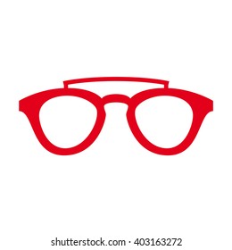 Glasses and sunglasses. Vector illustration.