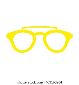 Glasses and sunglasses. Vector illustration.