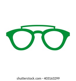Glasses and sunglasses. Vector illustration.