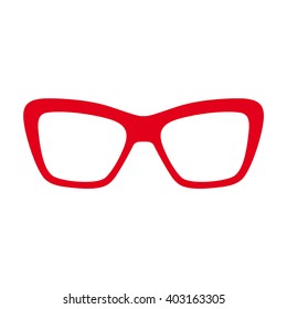 Glasses and sunglasses. Vector illustration.