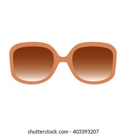 Glasses and sunglasses. Vector illustration.