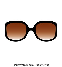 Glasses and sunglasses. Vector illustration.