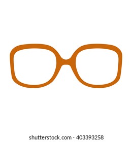 Glasses and sunglasses. Vector illustration.