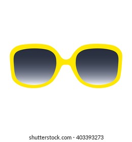 Glasses and sunglasses. Vector illustration.