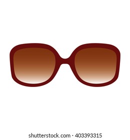 Glasses and sunglasses. Vector illustration.