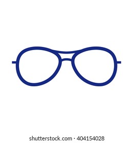 Glasses and sunglasses. Vector illustration.