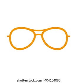 Glasses and sunglasses. Vector illustration.