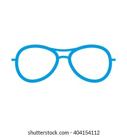 Glasses and sunglasses. Vector illustration.