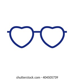 Glasses and sunglasses. Vector illustration.
