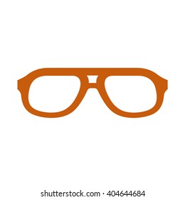Glasses and sunglasses. Vector illustration.