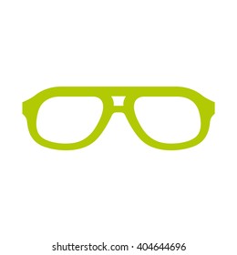 Glasses and sunglasses. Vector illustration.